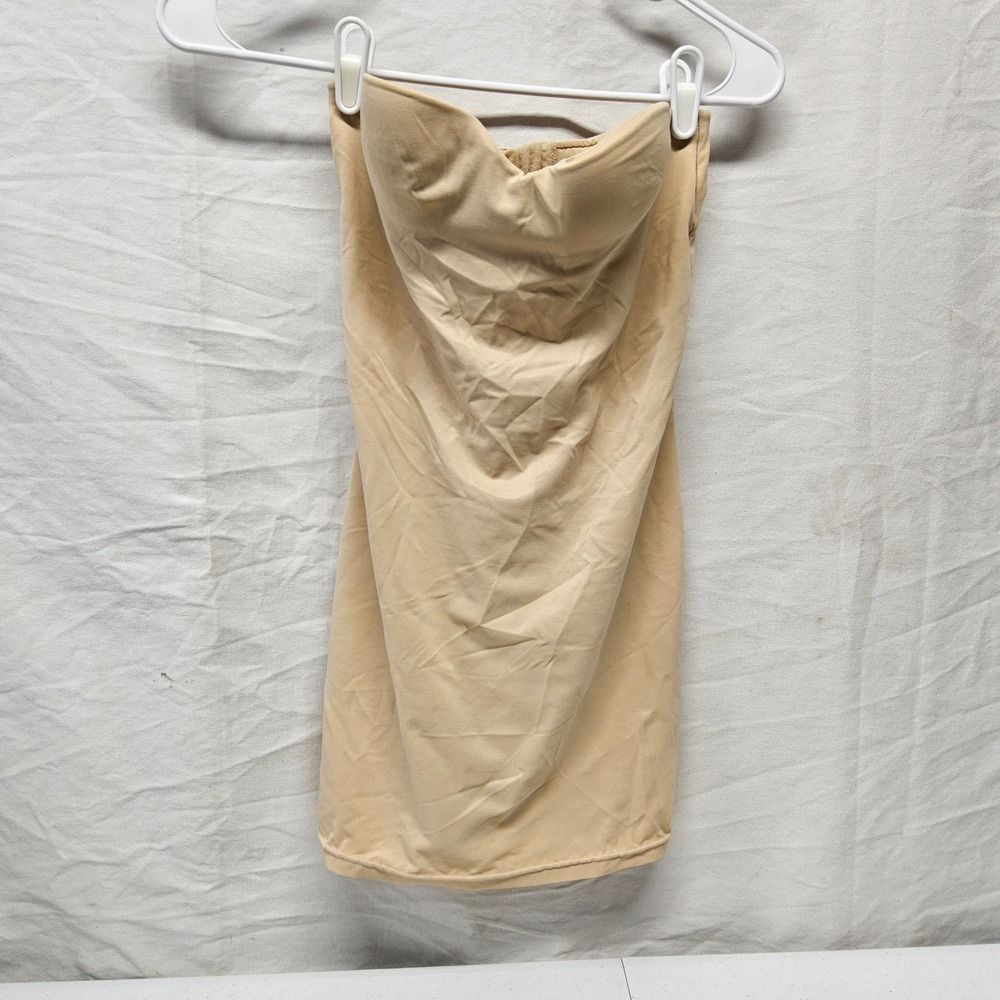 Self Expressions Maidenform Shapewear Slip Womens 34B‎ Beige Strapless Underwire